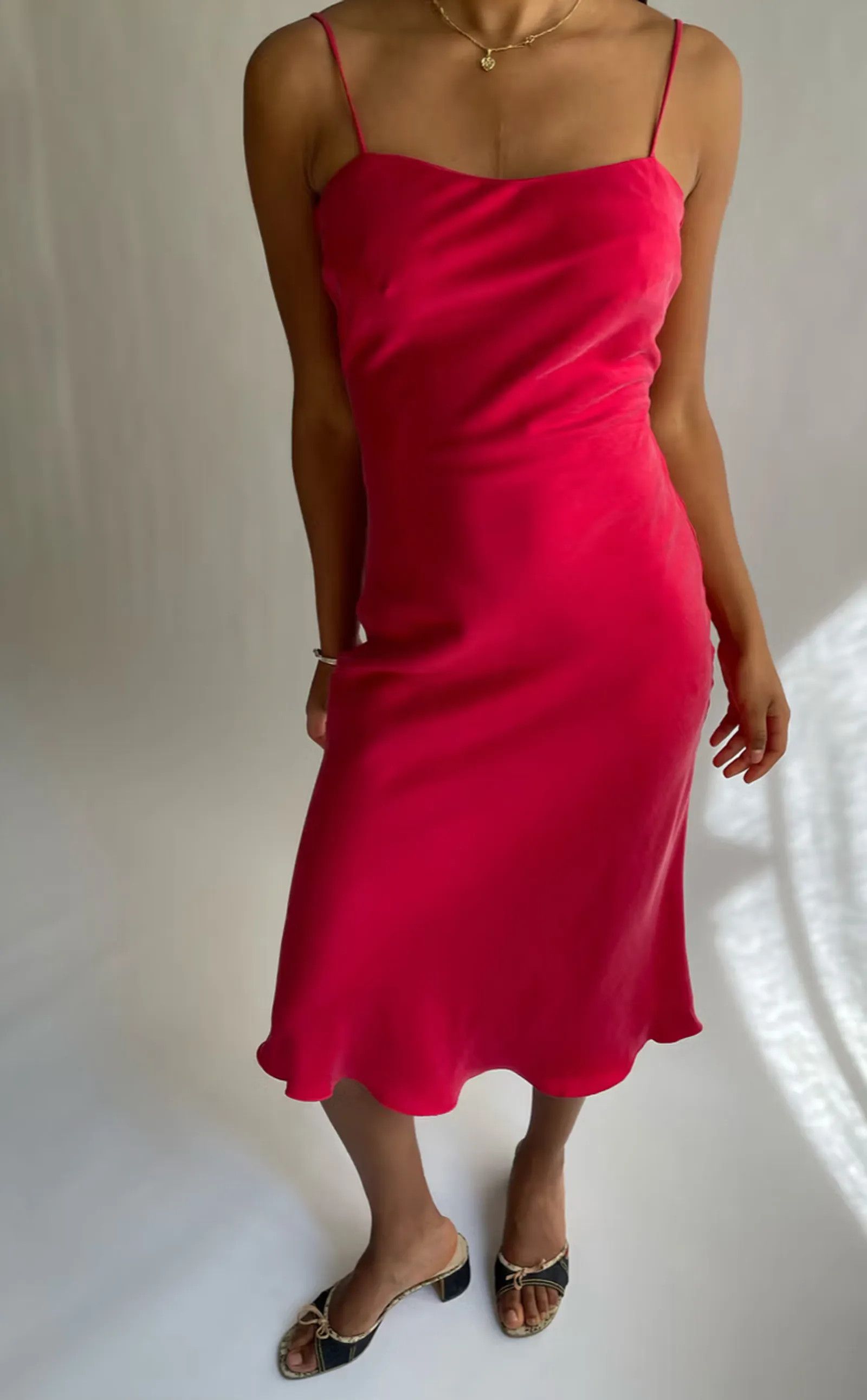 Avenue Djerf Avenue Dream Dress Midi Sunrise Dress Size XXS / US 00 / IT 34 - 4 Thumbnail