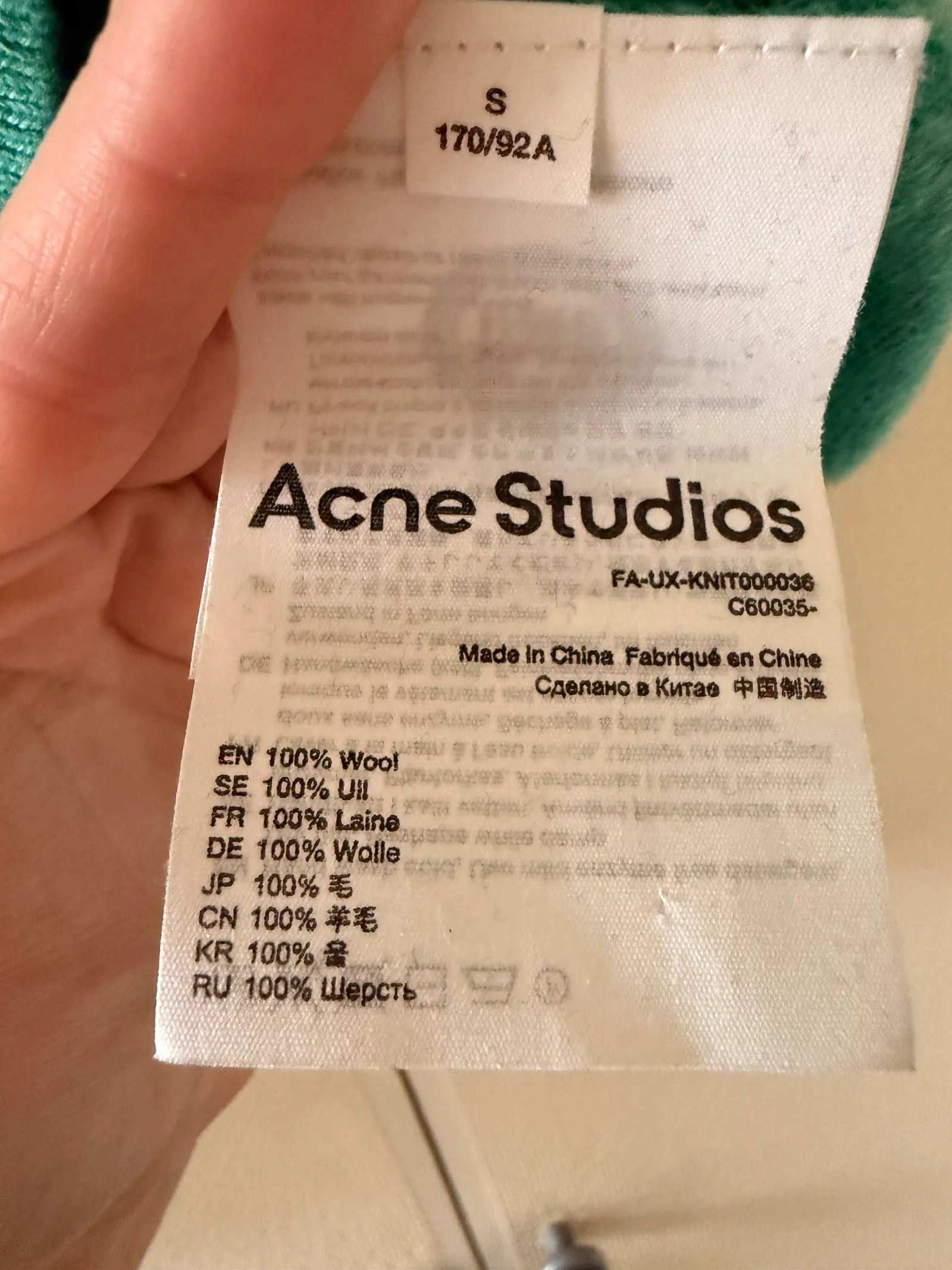 Acne Studios Acne Studios Sweater Size S / US 4 / IT 40 - 3 Thumbnail