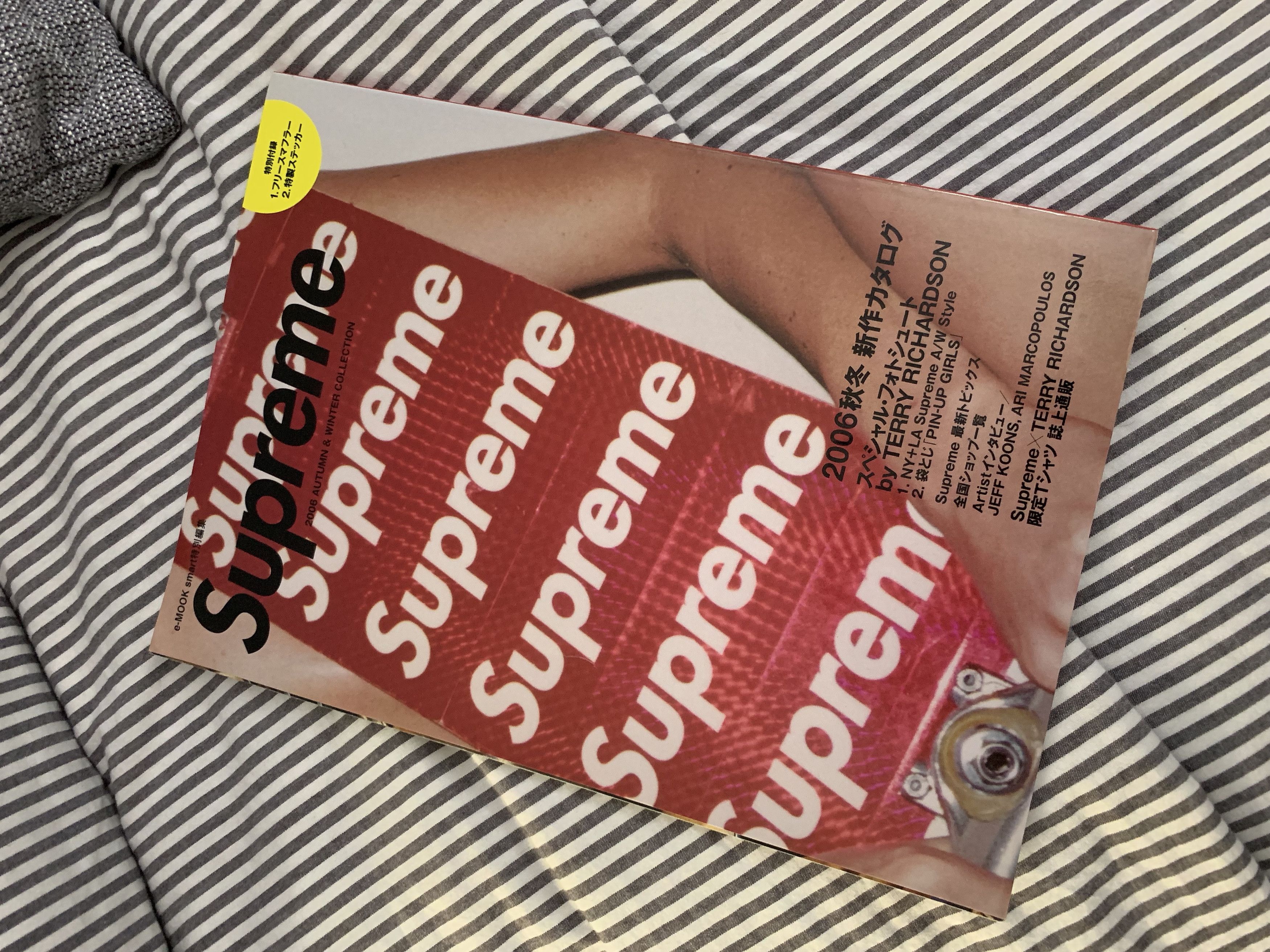 Supreme Supreme 2006 Volume 2 Magazine Book autumn/winter Terry