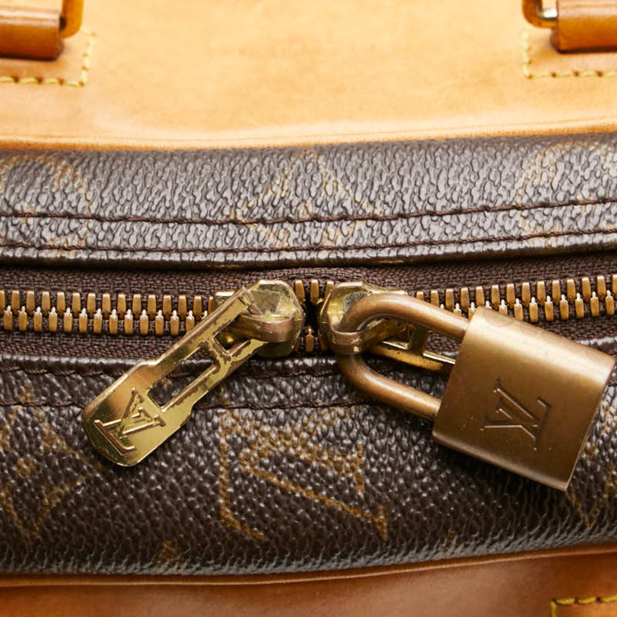 Louis Vuitton Louis Vuitton Monogram Excursion Handbag/Shoe Bag M41450 Brown Leather Women's LOUIS VUITTON Size ONE SIZE - 14 Thumbnail