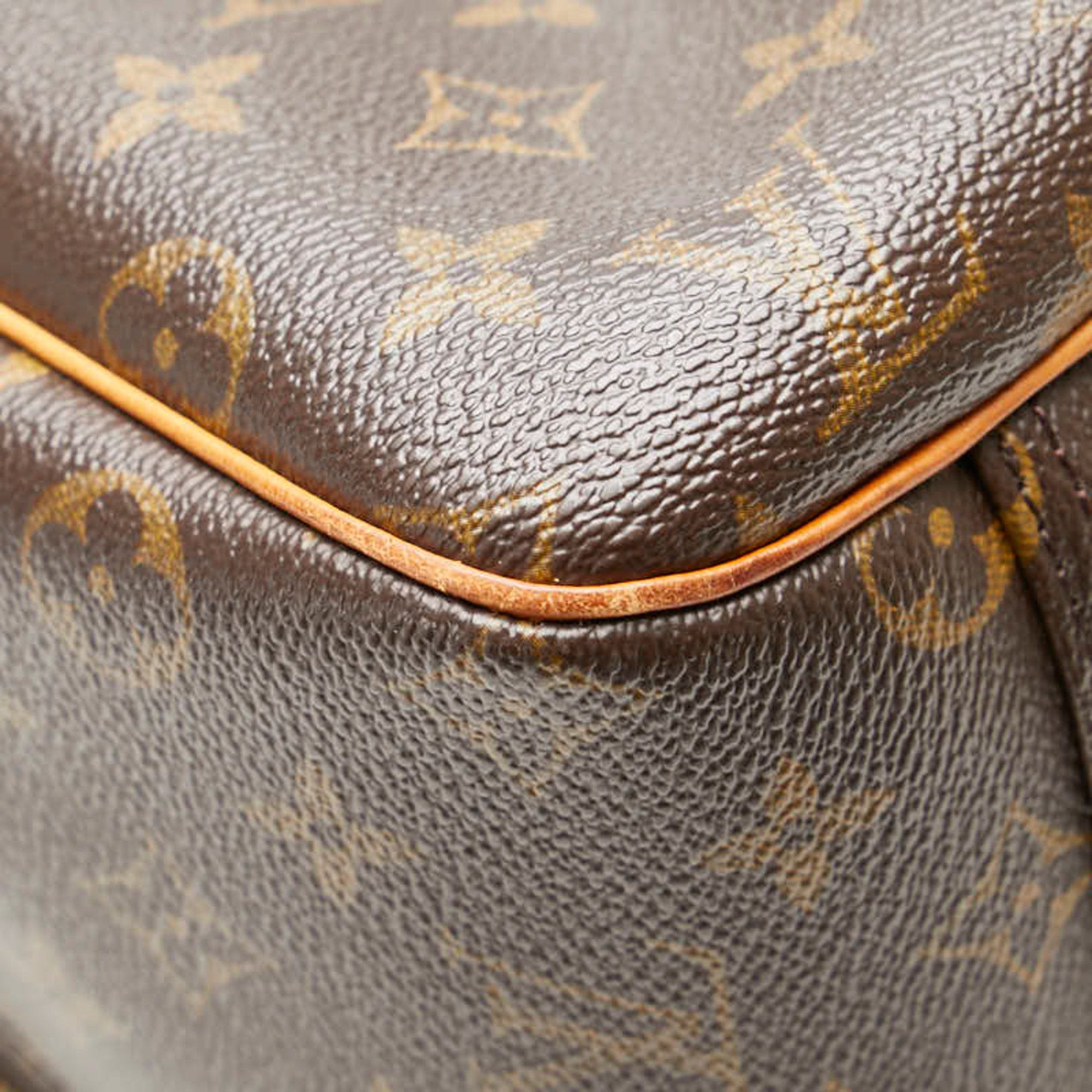 Louis Vuitton Louis Vuitton Monogram Excursion Handbag/Shoe Bag M41450 Brown Leather Women's LOUIS VUITTON Size ONE SIZE - 6 Thumbnail