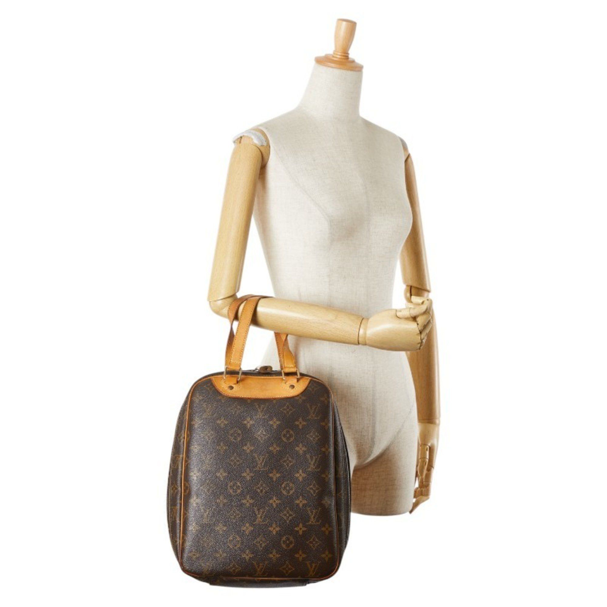 Louis Vuitton Louis Vuitton Monogram Excursion Handbag/Shoe Bag M41450 Brown Leather Women's LOUIS VUITTON Size ONE SIZE - 15 Thumbnail