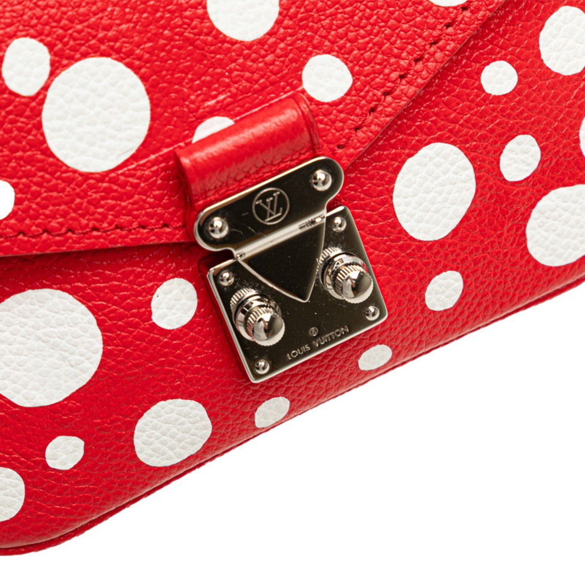 Louis Vuitton Louis Vuitton x Yayoi Kusama Monogram Empreinte Metis Handbag/Shoulder Bag 2WAY M81983 Red and White Leather Women's LOUIS VUITTON Size ONE SIZE - 6 Thumbnail