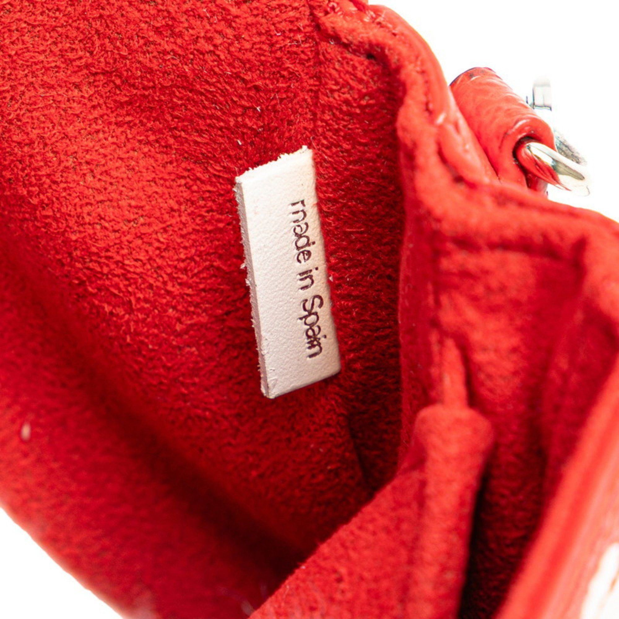 Louis Vuitton Louis Vuitton x Yayoi Kusama Monogram Empreinte Metis Handbag/Shoulder Bag 2WAY M81983 Red and White Leather Women's LOUIS VUITTON Size ONE SIZE - 10 Thumbnail