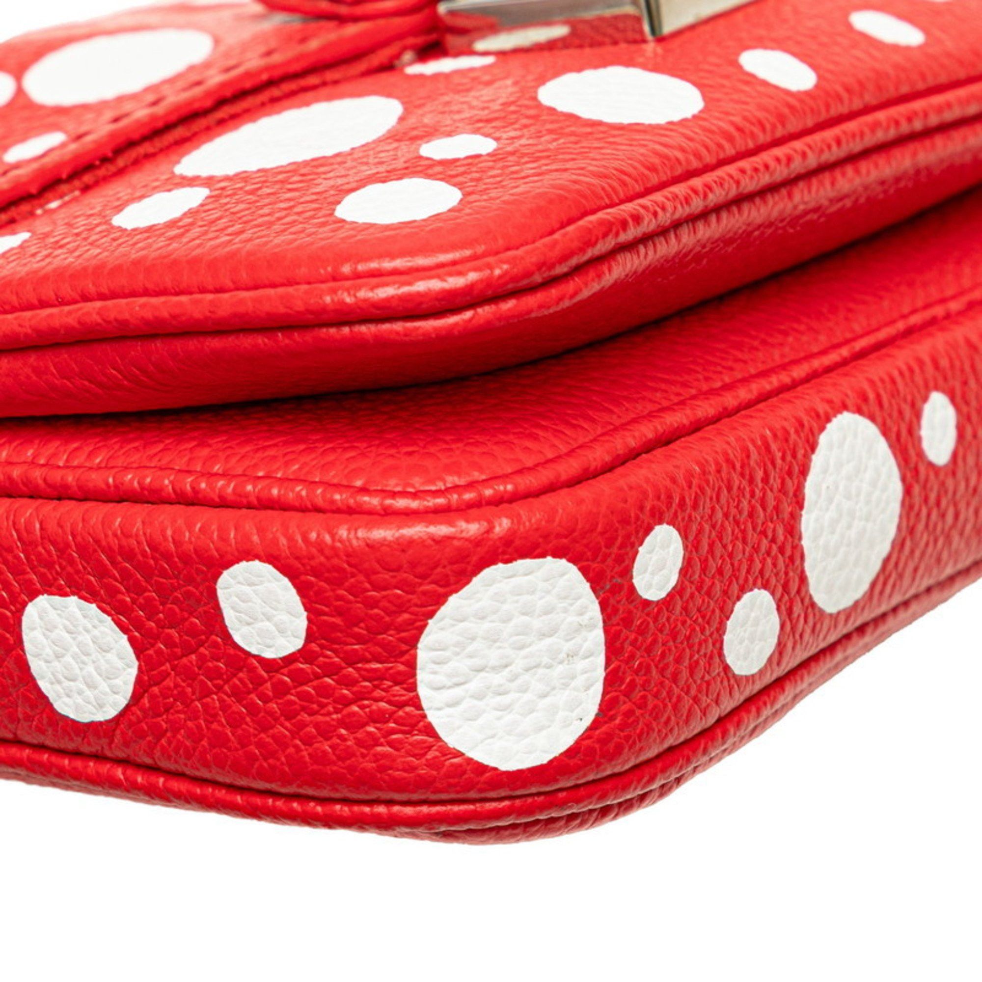 Louis Vuitton Louis Vuitton x Yayoi Kusama Monogram Empreinte Metis Handbag/Shoulder Bag 2WAY M81983 Red and White Leather Women's LOUIS VUITTON Size ONE SIZE - 4 Thumbnail