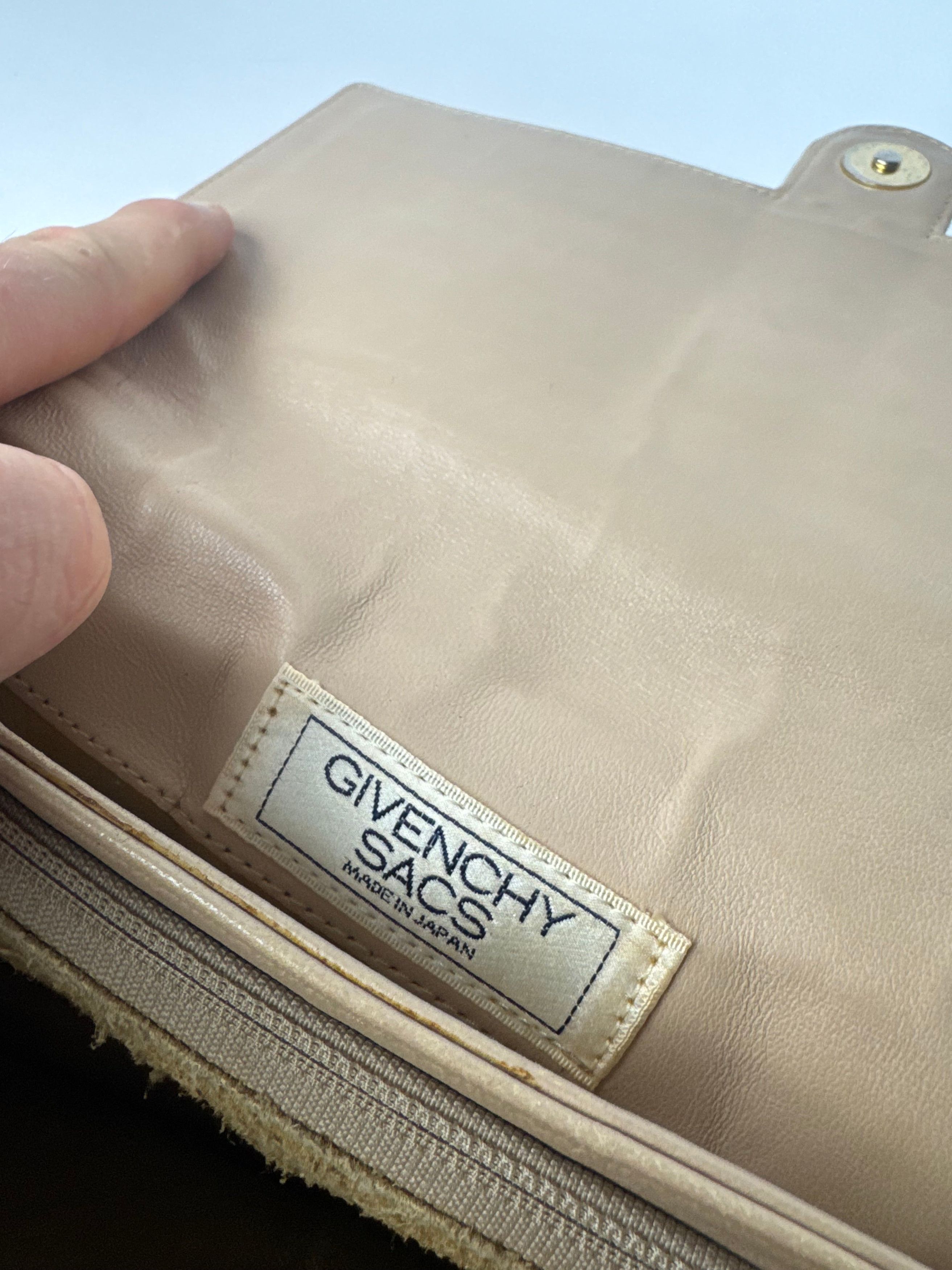 Givenchy Vintage Crossbody Leather bag beige Size ONE SIZE - 4 Thumbnail