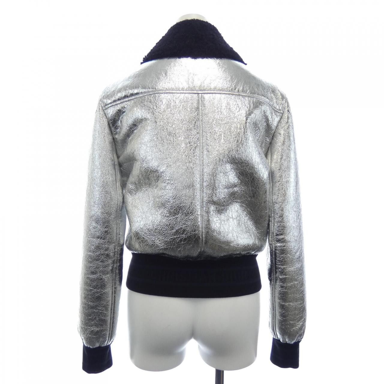 Dior Dior Christian Dior Mouton Jacket Leather Outerwear 148C30AL838 DUTY FREE for USA Size ONE SIZE - 2 Thumbnail