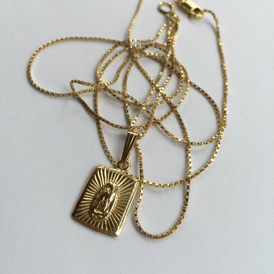 Supreme Supreme Virgin Mary Chain And Pendent 14k | Grailed