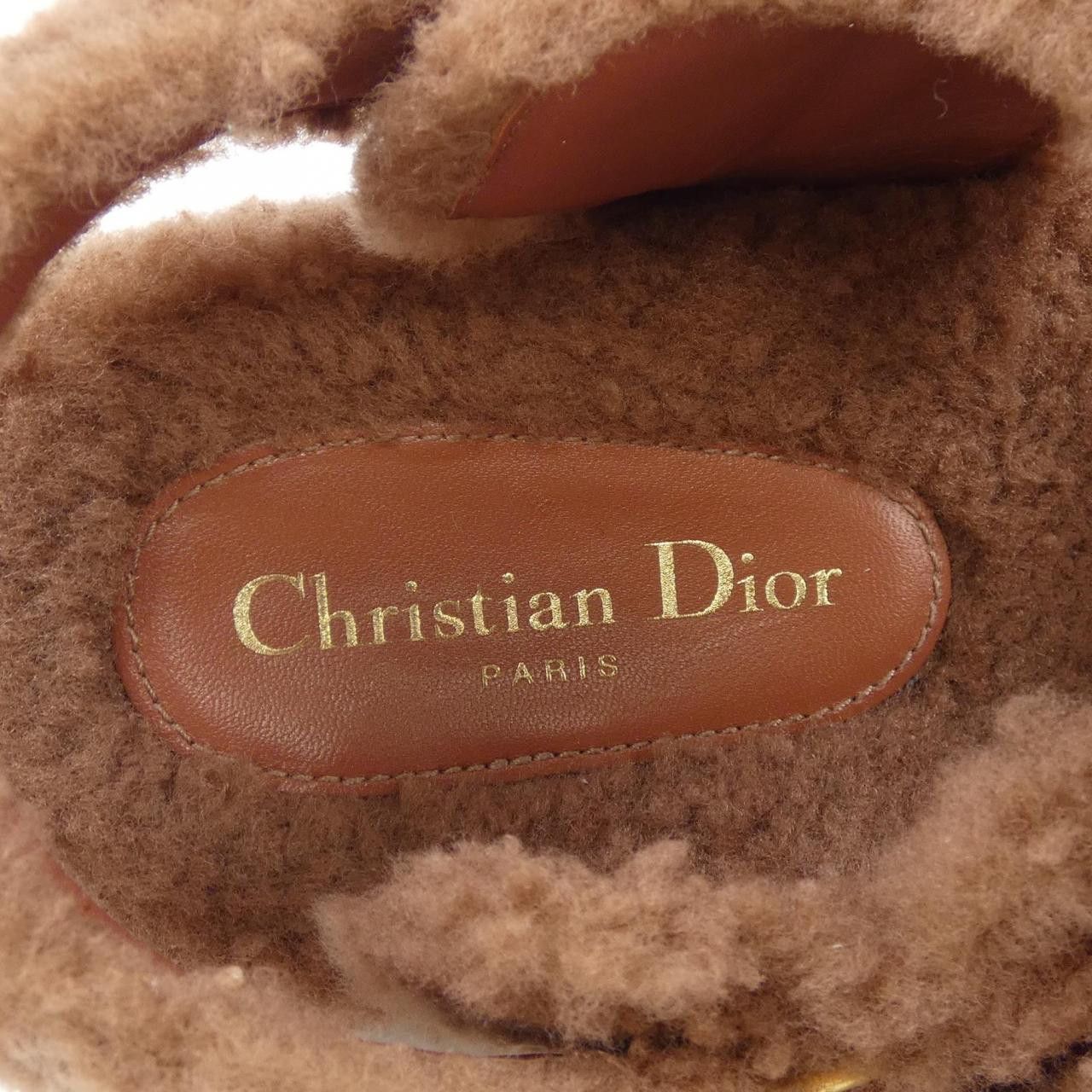 Dior Dior Christian Dior Shearling Sandals Natural Material Shoes KCQ773SPK DUTY FREE for USA Size ONE SIZE - 6 Thumbnail