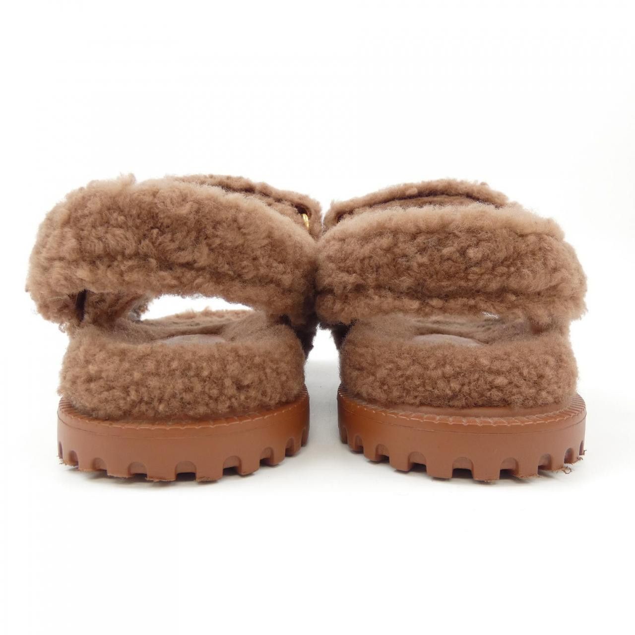Dior Dior Christian Dior Shearling Sandals Natural Material Shoes KCQ773SPK DUTY FREE for USA Size ONE SIZE - 5 Thumbnail