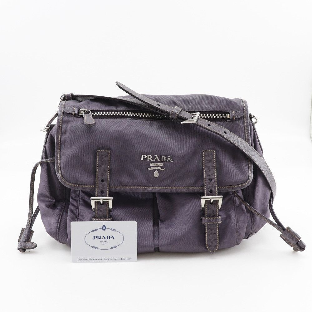 Prada Prada Prada BT0687 Nylon×Leather 2way Shoulder Bag Leather Shoulder Bag BT0687 DUTY FREE for USA Size ONE SIZE - 20 Thumbnail