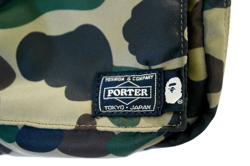 Bape PORTER 1st Camo Tanker Shoulder Bag Green | Grailed