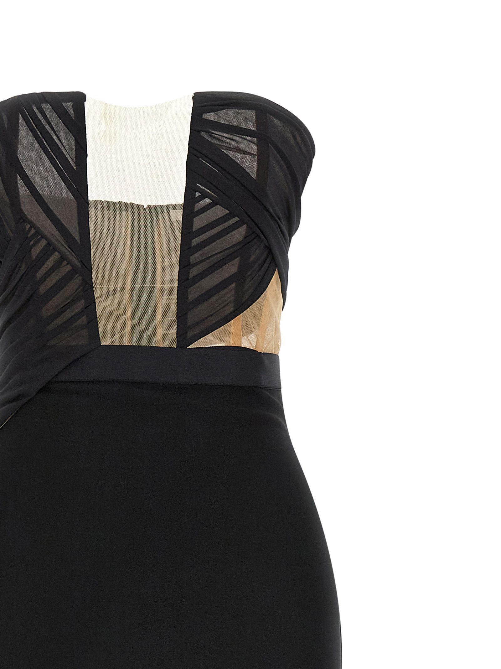 Nensi Dojaka 'Corsetted Draped Maxi' dress Size M / US 6-8 / IT 42-44 - 3 Thumbnail