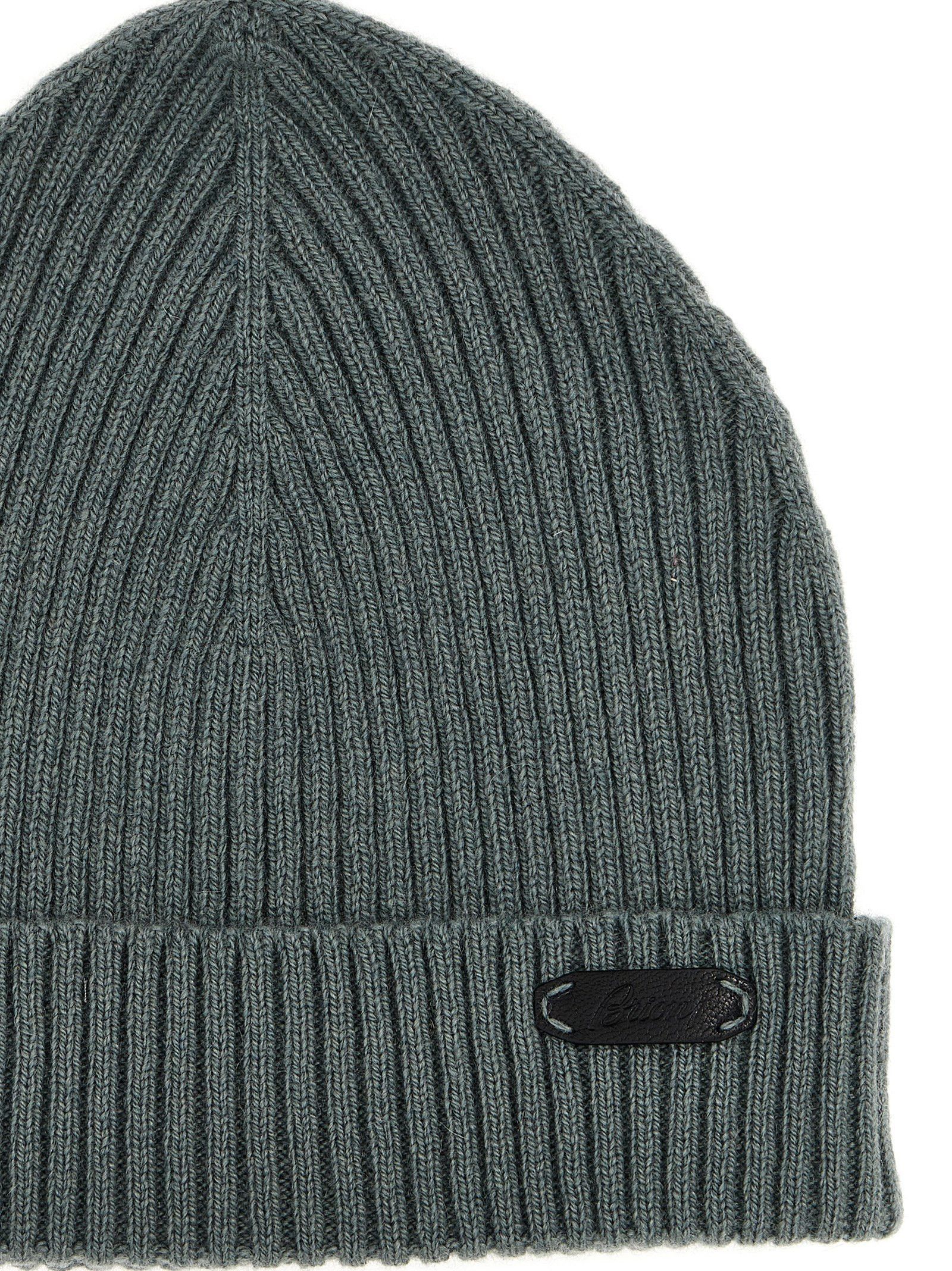 Brioni English ribbed beanie Size ONE SIZE - 3 Thumbnail