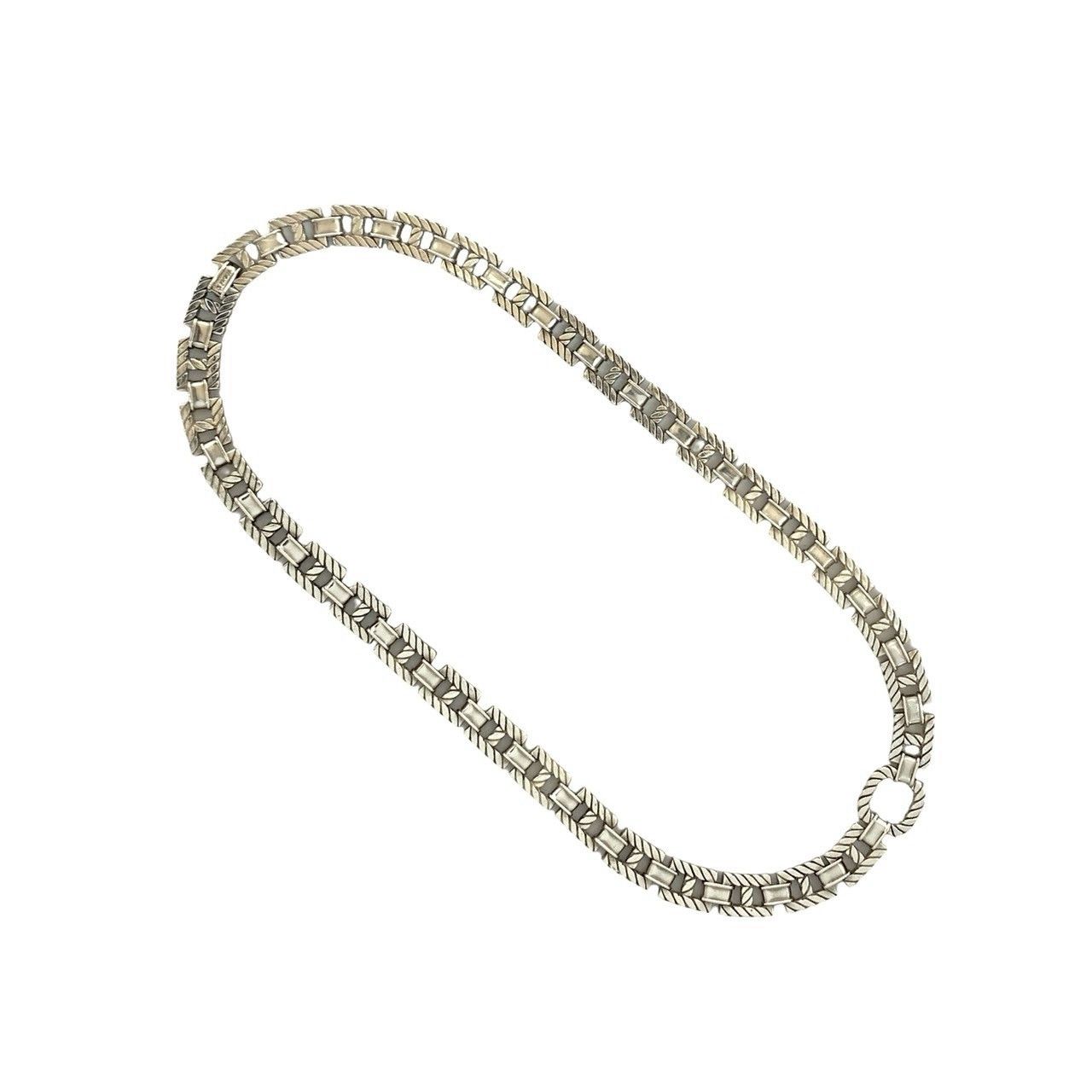 Hermes Hermes Hermes Grand Spors Silver Necklace Metal Necklace DUTY FREE for USA Size ONE SIZE - 7 Thumbnail