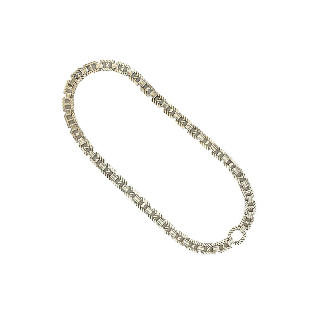 Hermes Hermes Hermes Grand Spors Silver Necklace Metal Necklace DUTY FREE for USA Size ONE SIZE - 6 Thumbnail