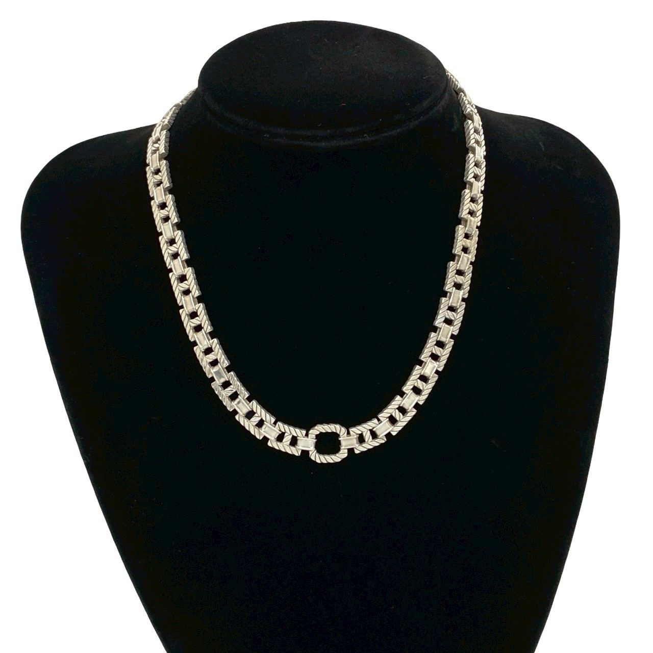Hermes Hermes Hermes Grand Spors Silver Necklace Metal Necklace DUTY FREE for USA Size ONE SIZE - 2 Thumbnail