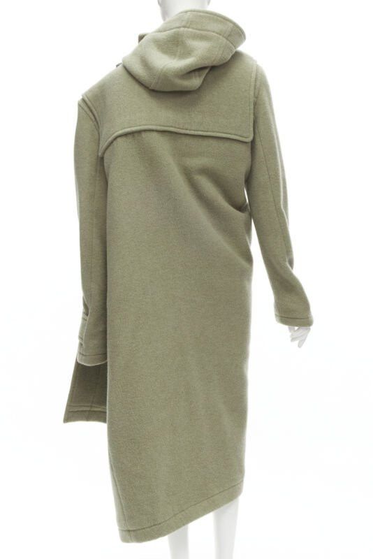 Balenciaga BALENCIAGA 2018 Runway Pulled khaki grey toggle wrap coat M Size M / US 6-8 / IT 42-44 - 6 Thumbnail