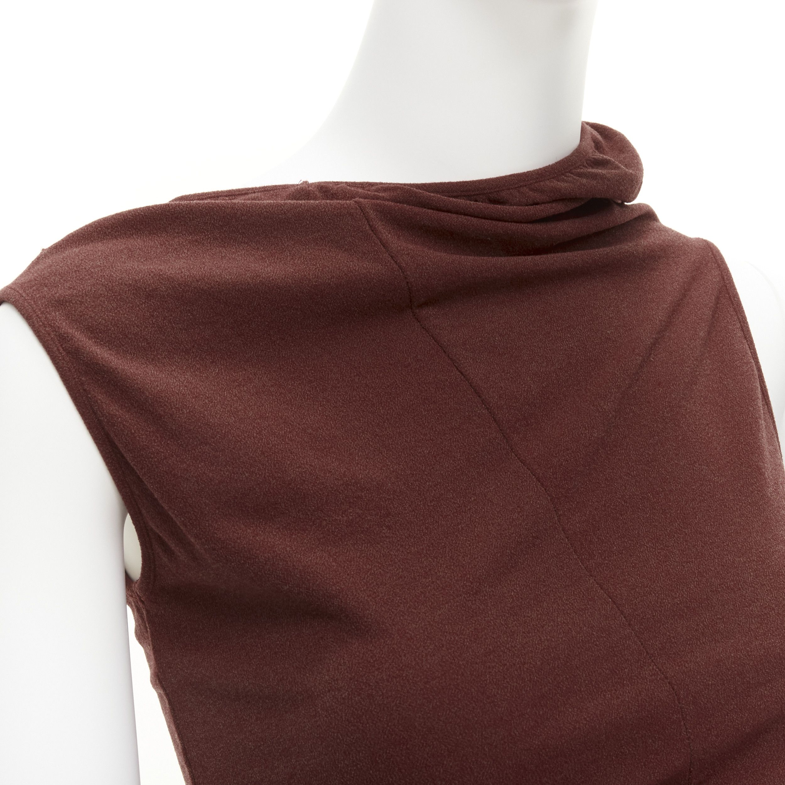 Comme des Garcons COMME DES GARCONS Vintage 1997 Lumps & Bumps red asymmetric top black skirt M Size 27" / US 4 / IT 40 - 7 Thumbnail