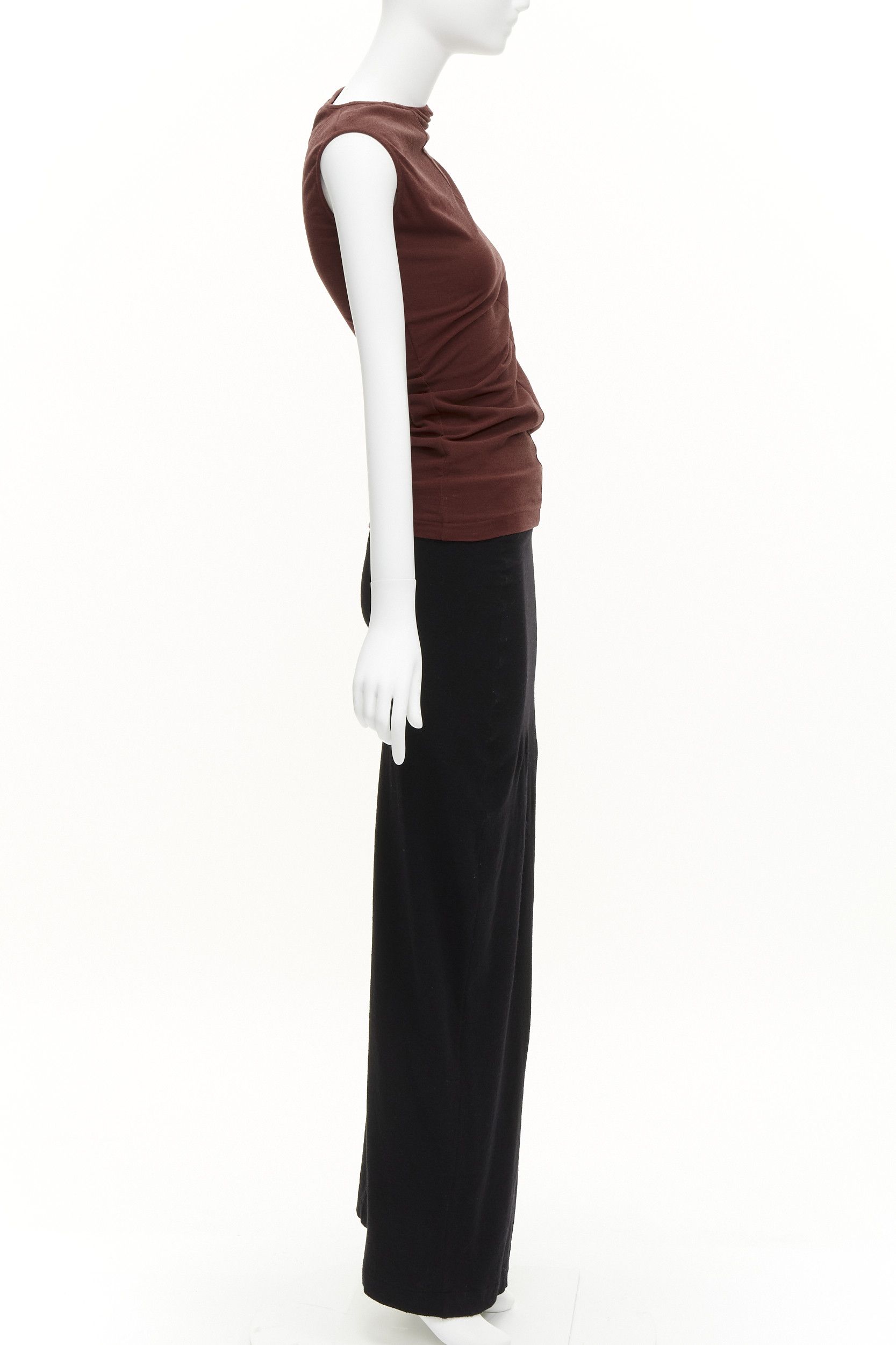 Comme des Garcons COMME DES GARCONS Vintage 1997 Lumps & Bumps red asymmetric top black skirt M Size 27" / US 4 / IT 40 - 3 Thumbnail