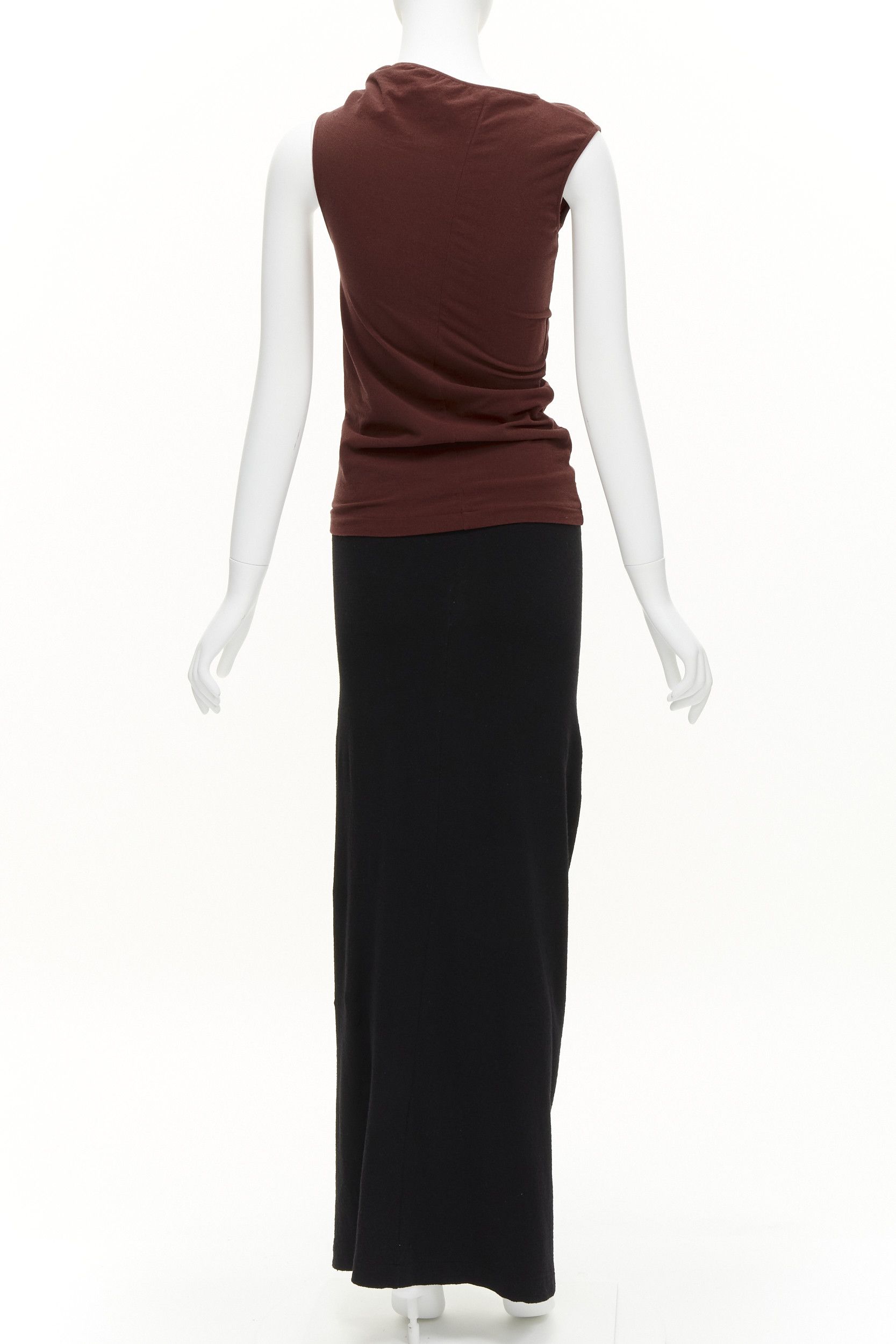Comme des Garcons COMME DES GARCONS Vintage 1997 Lumps & Bumps red asymmetric top black skirt M Size 27" / US 4 / IT 40 - 4 Thumbnail