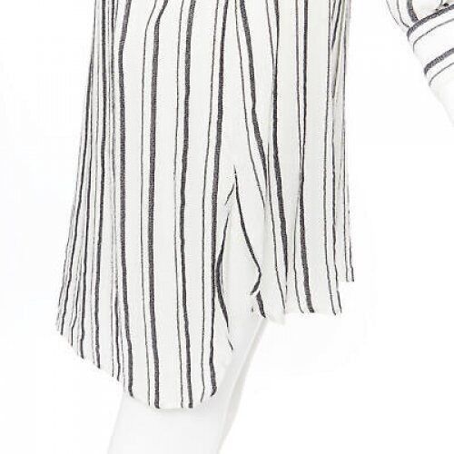 Isabel Marant ISABEL MARANT viscose cotton blend grey beige stripe tunic casual dress Fr38 Size S / US 4 / IT 40 - 7 Thumbnail