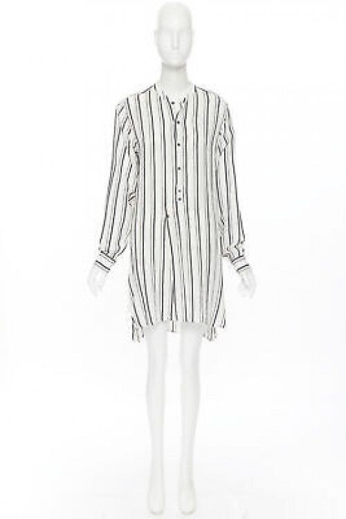 Isabel Marant ISABEL MARANT viscose cotton blend grey beige stripe tunic casual dress Fr38 Size S / US 4 / IT 40 - 11 Thumbnail