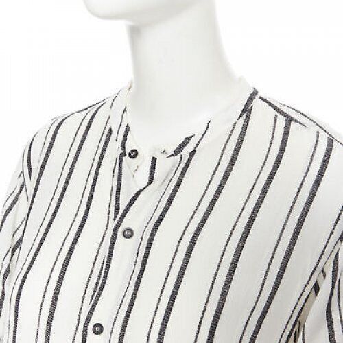 Isabel Marant ISABEL MARANT viscose cotton blend grey beige stripe tunic casual dress Fr38 Size S / US 4 / IT 40 - 2 Thumbnail