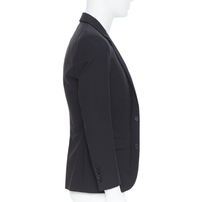 Lanvin LANVIN ALBER ELBAZ wool blend black velvet peak lapel formal blazer jacket FR44 Size L / US 10 / IT 46 - 5 Thumbnail
