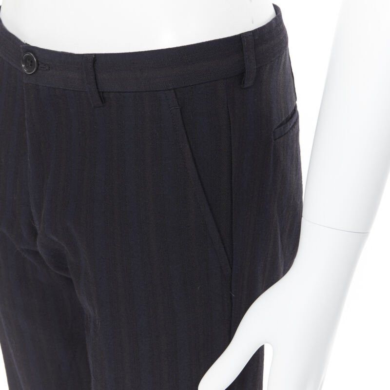 Lanvin LANVIN ALBER ELBAZ mohair wool black satin side trimmed tuxedo trousers FR44 Size US 26 / EU 42 - 2 Thumbnail