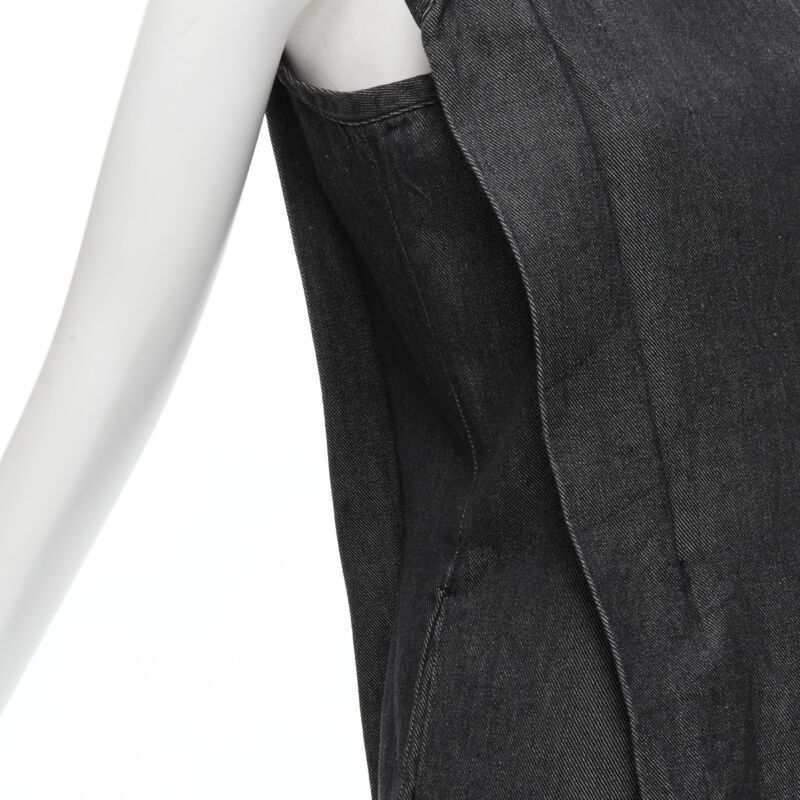 Comme des Garcons vintage COMME DES GARCONS 1991 dark indigo washed denim pinched seam dress S Size S / US 4 / IT 40 - 10 Thumbnail