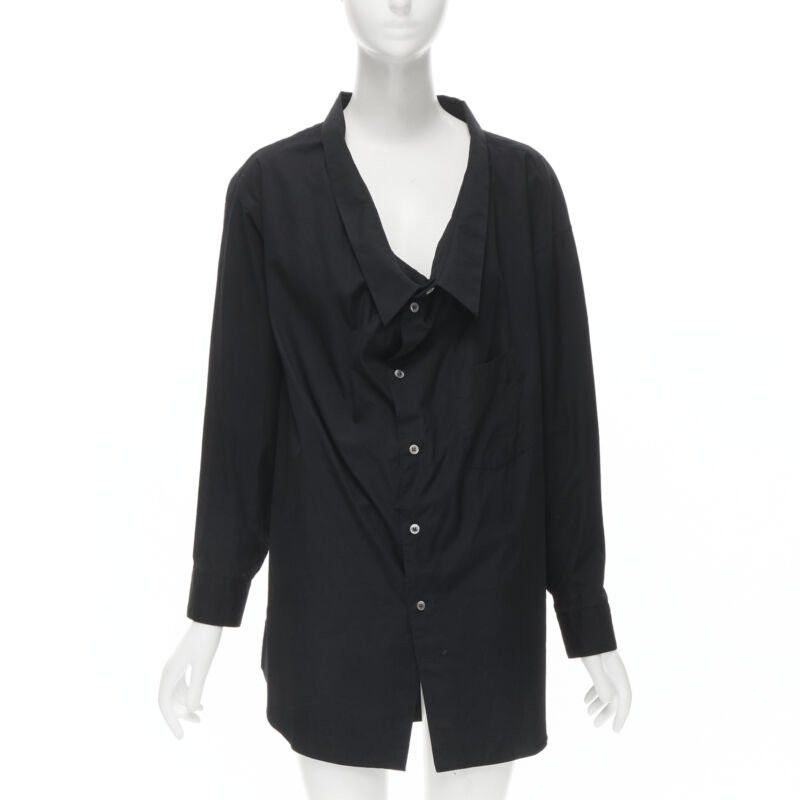 Comme des Garcons vintage COMME DES GARCONS 1992 asymmetric scoop collar oversized shirt Size M / US 6-8 / IT 42-44 - 3 Thumbnail
