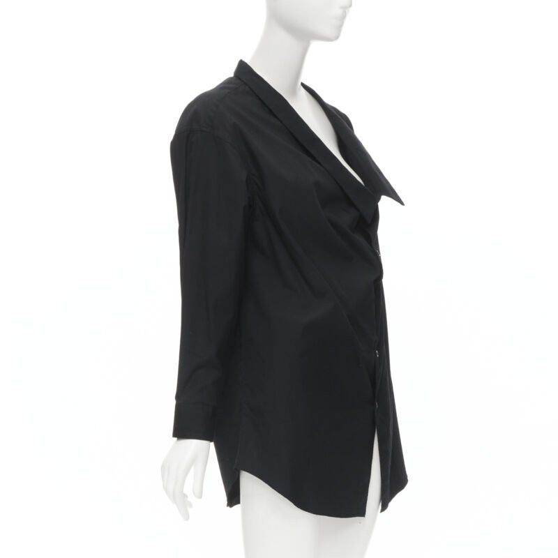 Comme des Garcons vintage COMME DES GARCONS 1992 asymmetric scoop collar oversized shirt Size M / US 6-8 / IT 42-44 - 4 Thumbnail
