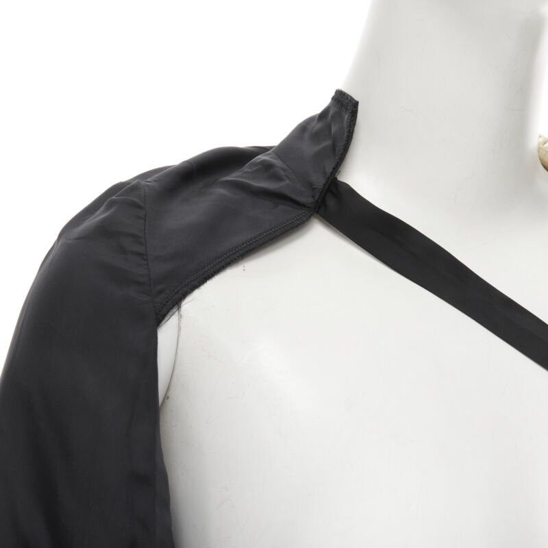 Comme des Garcons new COMME DES GARCONS 2011 gold pleated harness tie asymmetric open jacket S Size S / US 4 / IT 40 - 7 Thumbnail
