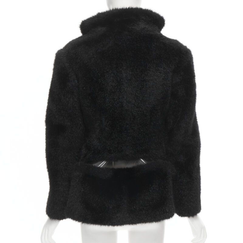 Junya Watanabe vintage JUNYA WATANABE 2001 faux fur clear PVC insert blazer coat M Size M / US 6-8 / IT 42-44 - 5 Thumbnail