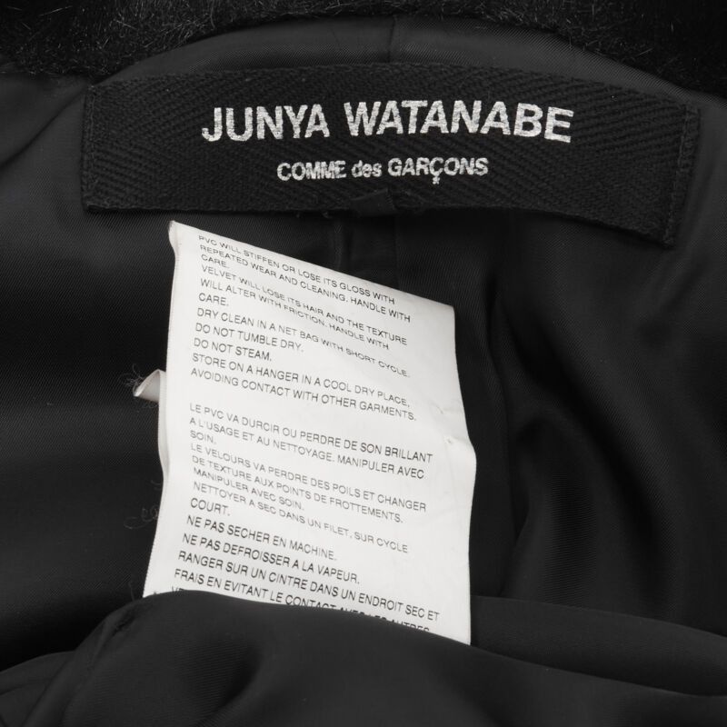 Junya Watanabe vintage JUNYA WATANABE 2001 faux fur clear PVC insert blazer coat M Size M / US 6-8 / IT 42-44 - 12 Thumbnail
