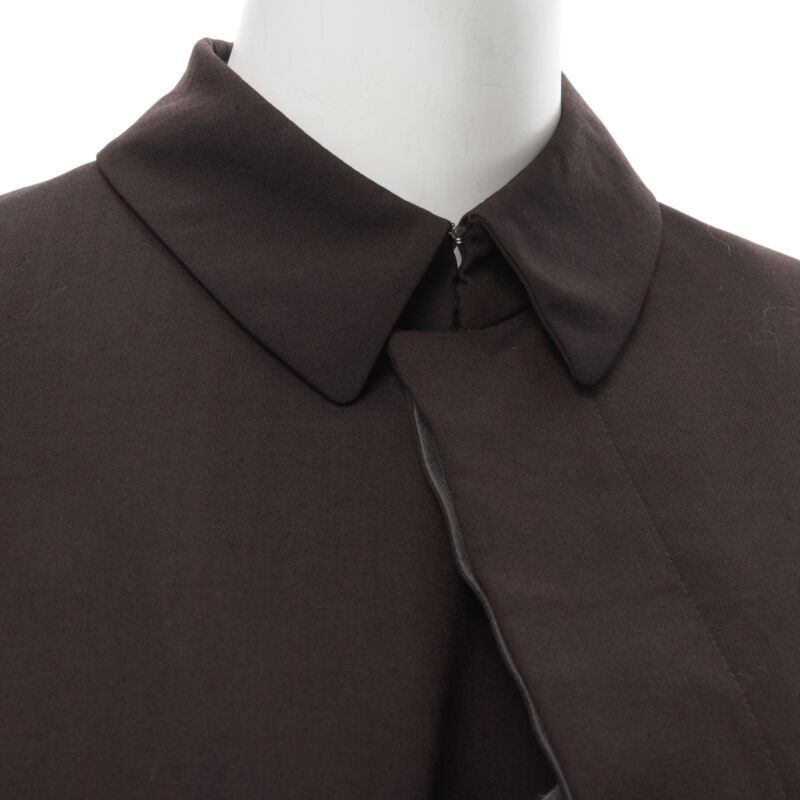 Comme des Garcons runway COMME DES GARCONS 1998 burgundy grey wool corset vest bundled blazer M Size M / US 6-8 / IT 42-44 - 6 Thumbnail
