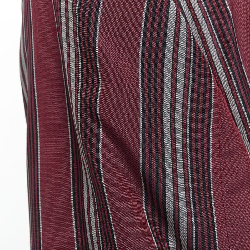 Comme des Garcons vintage COMME DS GARCONS 1991 green stripe deconstructed raw hem blazer jacket M Size M / US 6-8 / IT 42-44 - 11 Thumbnail