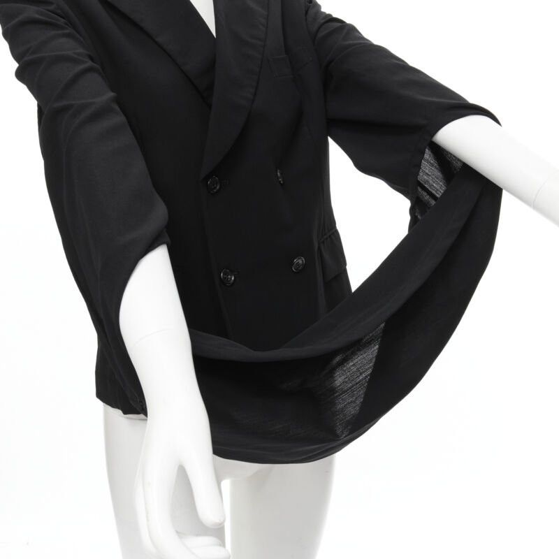 Comme des Garcons COMME DES GARCONS 1990 infinity loop sleeve double breasted blazer jacket S Size S / US 4 / IT 40 - 2 Thumbnail