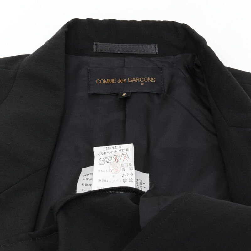 Comme des Garcons COMME DES GARCONS 1990 infinity loop sleeve double breasted blazer jacket S Size S / US 4 / IT 40 - 11 Thumbnail
