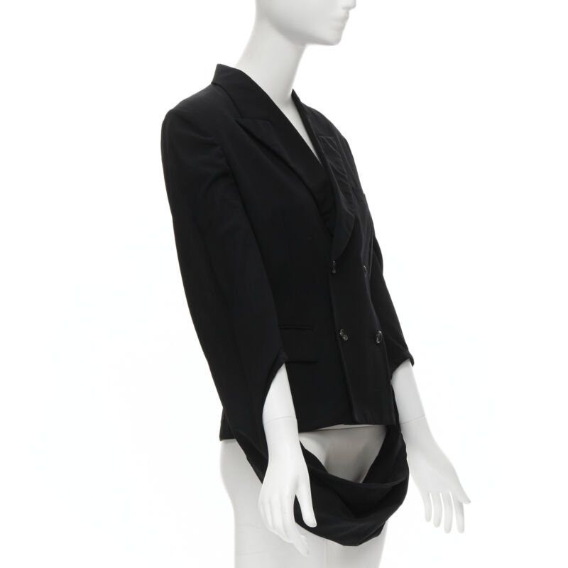 Comme des Garcons COMME DES GARCONS 1990 infinity loop sleeve double breasted blazer jacket S Size S / US 4 / IT 40 - 3 Thumbnail
