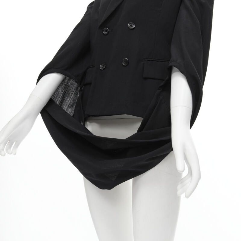 Comme des Garcons COMME DES GARCONS 1990 infinity loop sleeve double breasted blazer jacket S Size S / US 4 / IT 40 - 10 Thumbnail