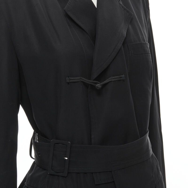 Comme des Garcons vintage COMME DES GARCONS 1988 black chinese knot semi detached hem blazer S Size S / US 4 / IT 40 - 2 Thumbnail