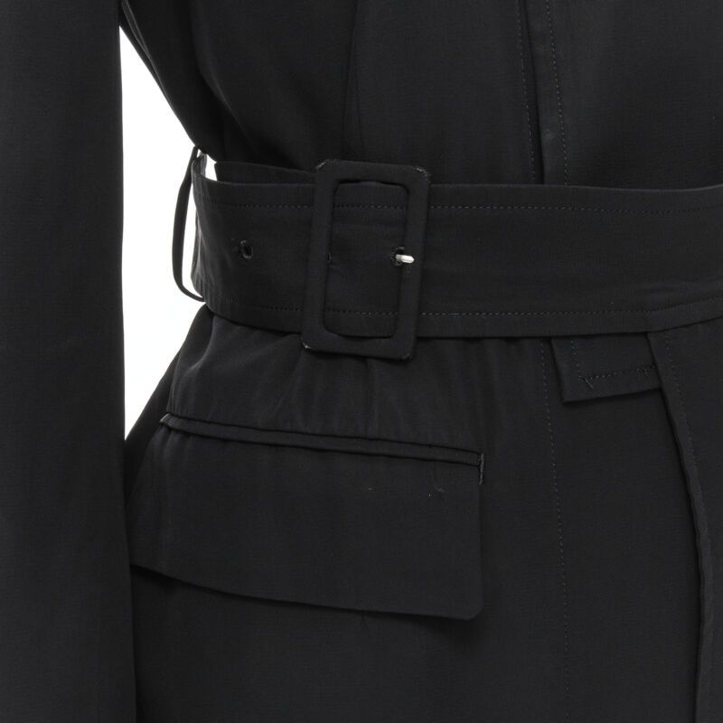 Comme des Garcons vintage COMME DES GARCONS 1988 black chinese knot semi detached hem blazer S Size S / US 4 / IT 40 - 8 Thumbnail
