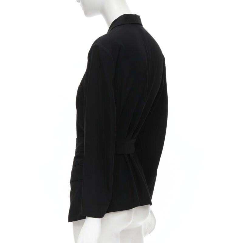Comme des Garcons vintage COMME DES GARCONS 1988 black chinese knot semi detached hem blazer S Size S / US 4 / IT 40 - 6 Thumbnail