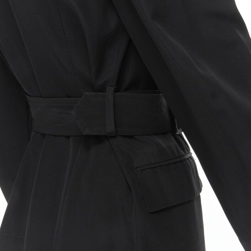 Comme des Garcons vintage COMME DES GARCONS 1988 black chinese knot semi detached hem blazer S Size S / US 4 / IT 40 - 10 Thumbnail