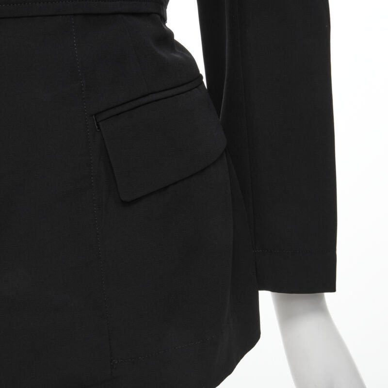 Comme des Garcons vintage COMME DES GARCONS 1988 black chinese knot semi detached hem blazer S Size S / US 4 / IT 40 - 9 Thumbnail