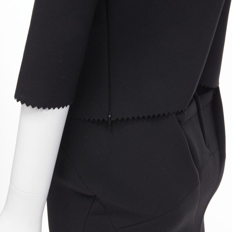 Junya Watanabe vintage JUNYA WATANABE 1999 black scuba origami square neck mermaid skirt S Size S / US 4 / IT 40 - 7 Thumbnail