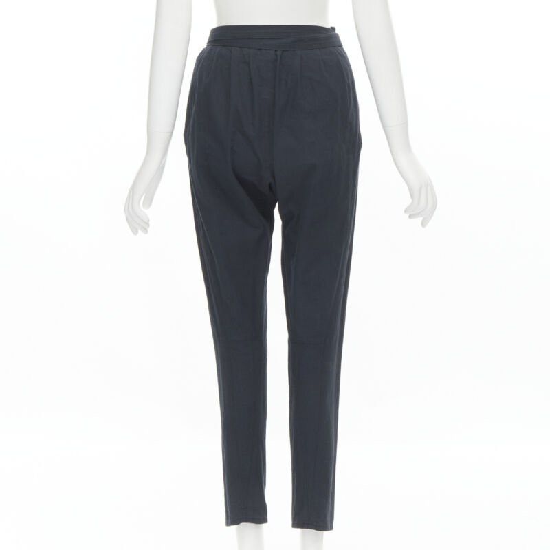 Comme des Garcons COMME DES GARCONS Vintage 1980s double bow tie waist slim leg pants S Size 27" / US 4 / IT 40 - 5 Thumbnail