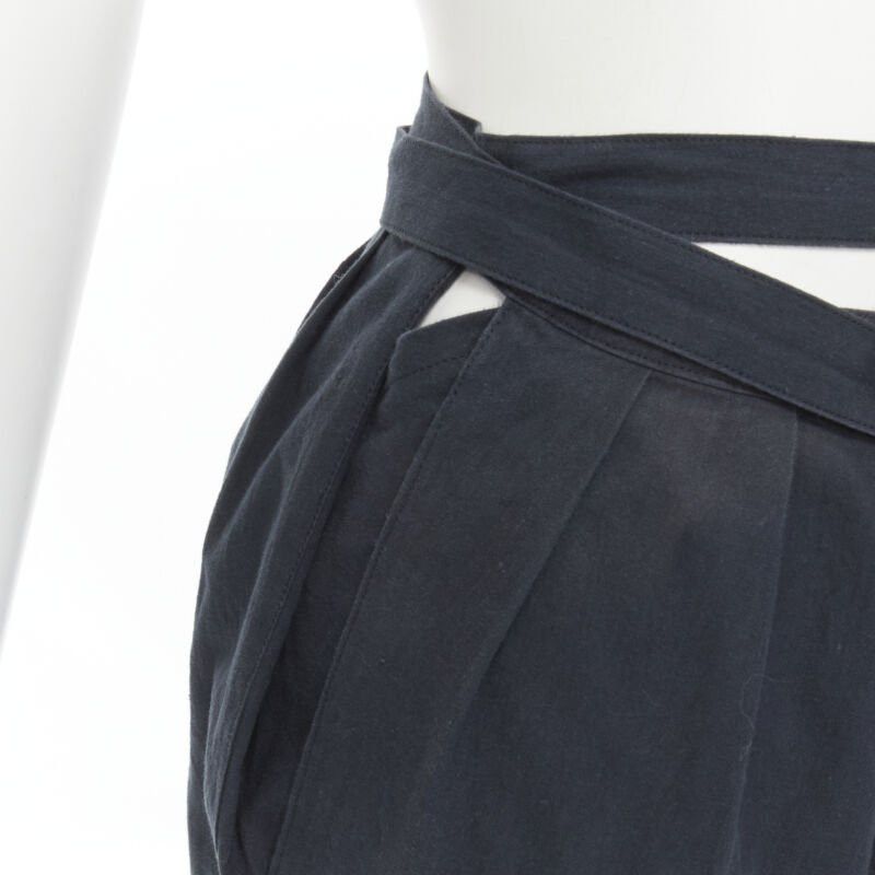 Comme des Garcons COMME DES GARCONS Vintage 1980s double bow tie waist slim leg pants S Size 27" / US 4 / IT 40 - 7 Thumbnail